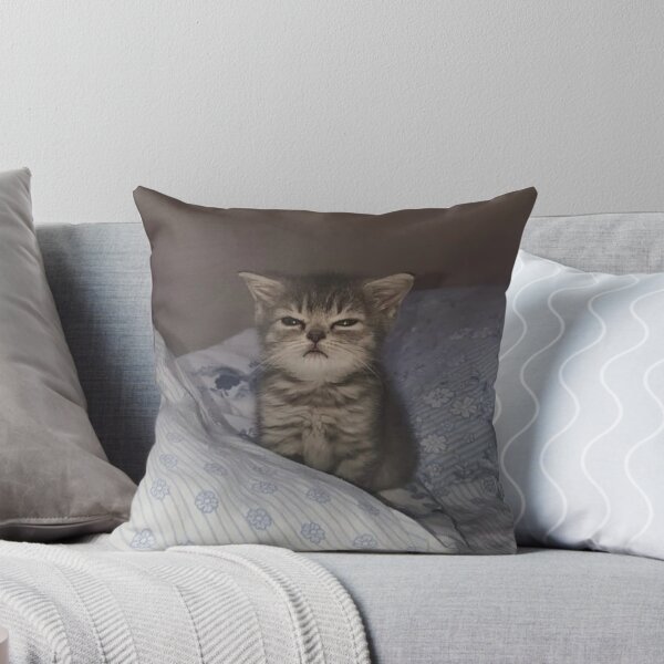 Item preview, cute angry kitten designed and sold by clio28.