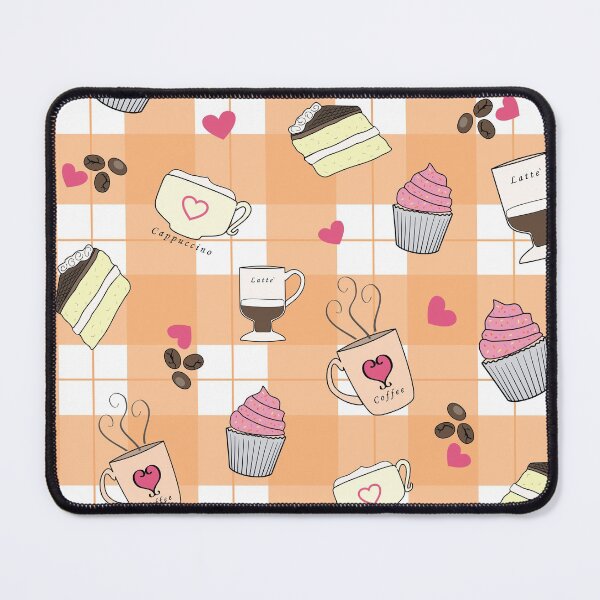 Item preview, Amo el patrón de café y pastel designed and sold by CJAura by Claire Jane Johnson.