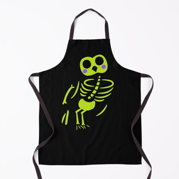 Item preview, Neon Green Skeleton Owl Simple Line Drawing Design designed and sold by EarthArtDesigns.