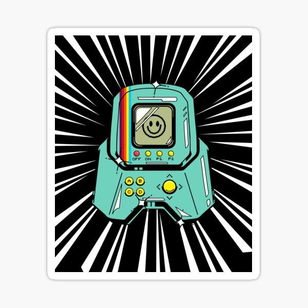 Item preview, Retro Handheld Game (white print) designed and sold by Studio-Sy.