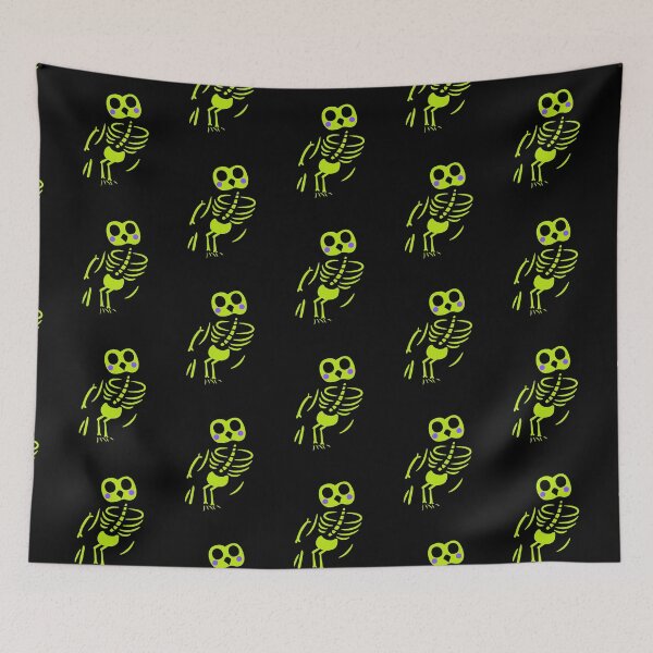 Item preview, Neon Green Skeleton Owl Simple Line Drawing Design designed and sold by EarthArtDesigns.