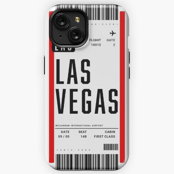 Plane ticket phone case Las Vegas