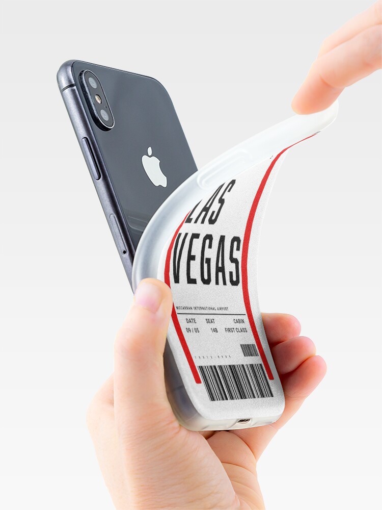 Plane ticket phone case Las Vegas