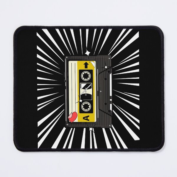 Item preview, Retro Cassette Tape (white print) designed and sold by Studio-Sy.