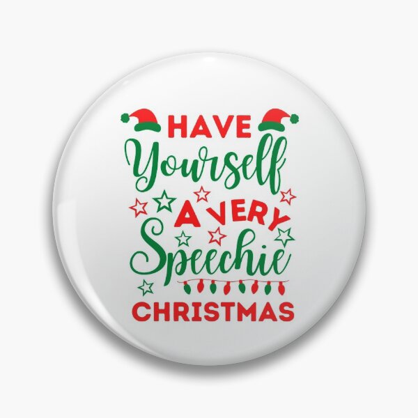 Artikelvorschau, Speechie-Weihnachten | Logopädin Weihnachten | Logopädin Weihnachten entworfen und verkauft von Presto Prints Design.