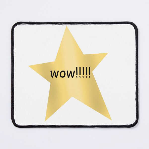 Item preview, Wow!!!! Gold Star designed and sold by BadgertheBagel.