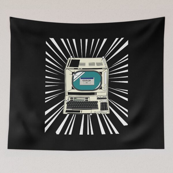 Item preview, Retro Computer (white print) designed and sold by Studio-Sy.