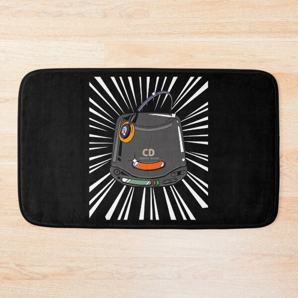 Item preview, Retro CD Player Discman (white print) designed and sold by Studio-Sy.