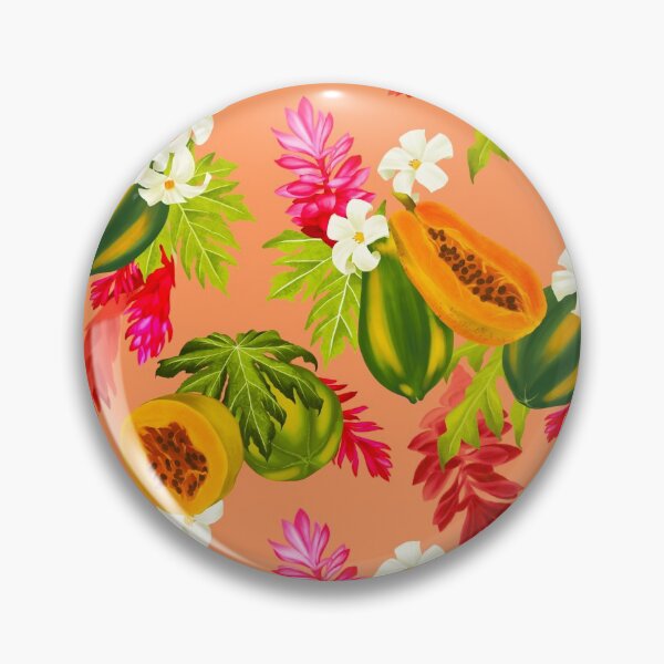 Item preview, Tropical Papaya O designed and sold by Vinita Upadhya.