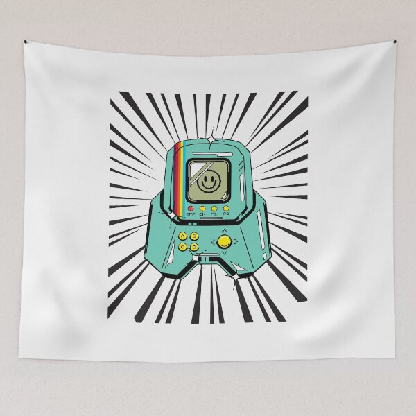 Item preview, Retro Handheld Game (black print) designed and sold by Studio-Sy.