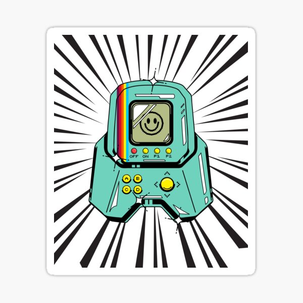 Item preview, Retro Handheld Game (black print) designed and sold by Studio-Sy.