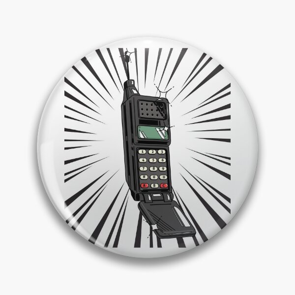 Item preview, Retro Cellphone (black print) designed and sold by Studio-Sy.