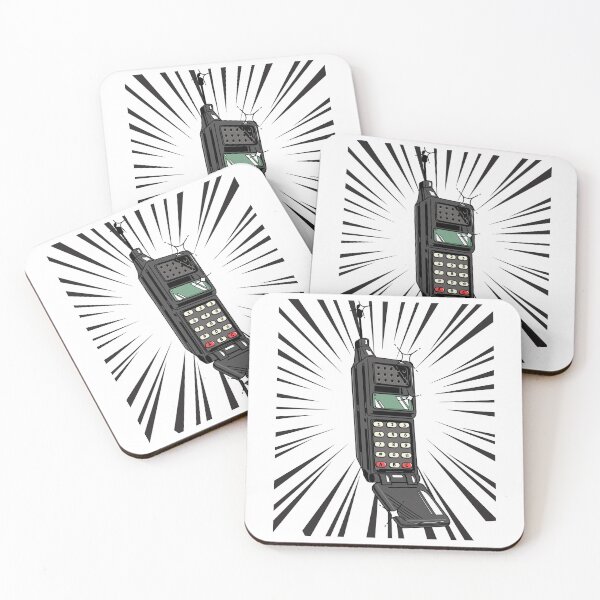 Item preview, Retro Cellphone (black print) designed and sold by Studio-Sy.
