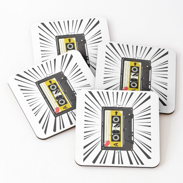 Item preview, Retro Cassette Tape (black print) designed and sold by Studio-Sy.