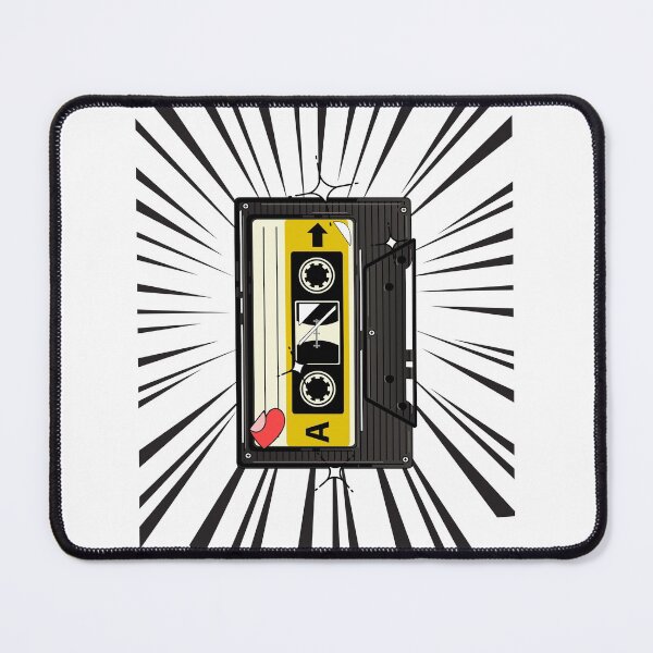 Item preview, Retro Cassette Tape (black print) designed and sold by Studio-Sy.