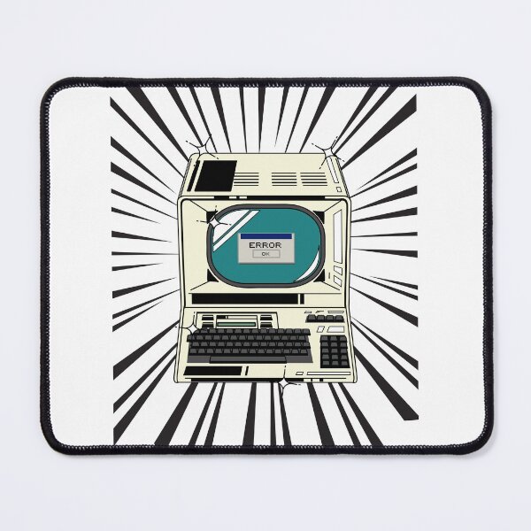 Artikelvorschau, Retro-Computer (schwarzer Druck) entworfen und verkauft von Studio-Sy.