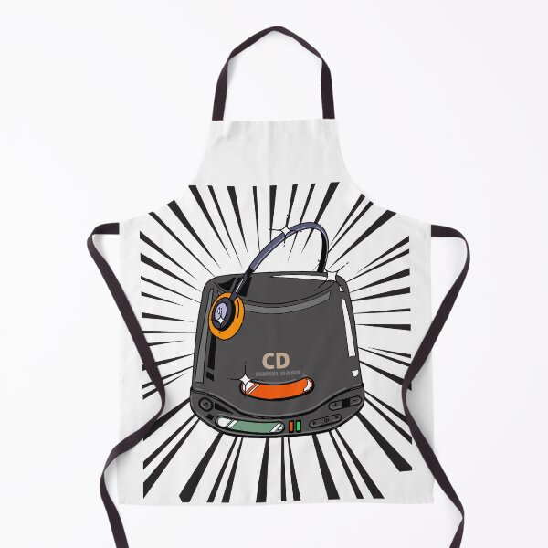 Item preview, Retro CD Player Discman (black print) designed and sold by Studio-Sy.