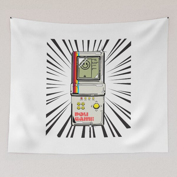 Item preview, Retro Handheld Game (black print) designed and sold by Studio-Sy.