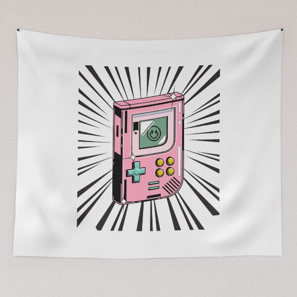 Item preview, Retro Handheld Game (black print) designed and sold by Studio-Sy.