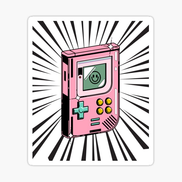 Item preview, Retro Handheld Game (black print) designed and sold by Studio-Sy.