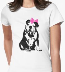 Betty Bulldog Women's Fitted T-Shirt