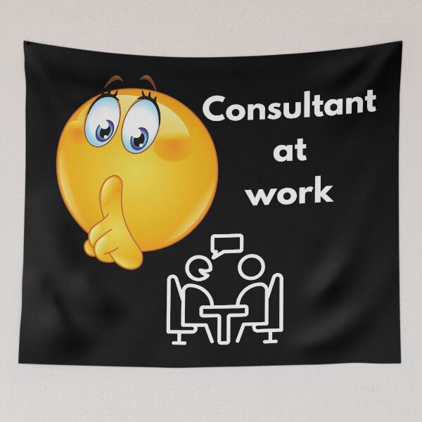 Item preview, Consultant at work (Dark) designed and sold by Greatdreamer.