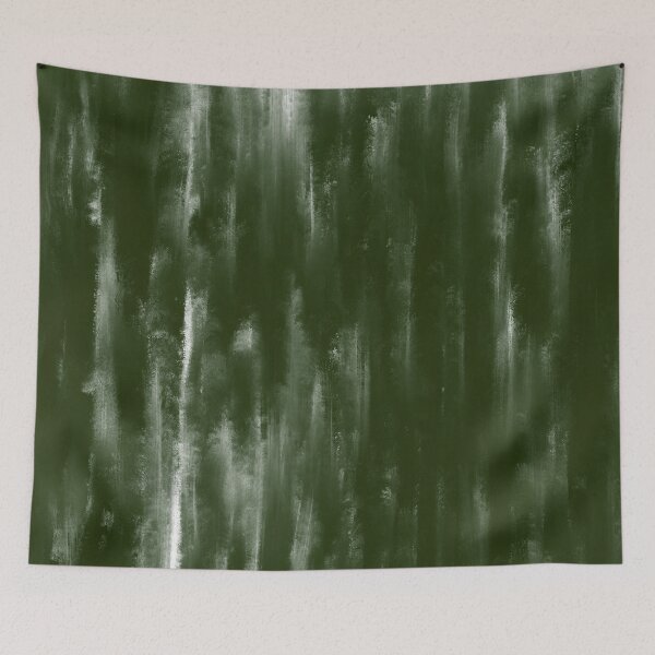 Item preview, Abstract Strokes Forest Green designed and sold by patternsforsoul.