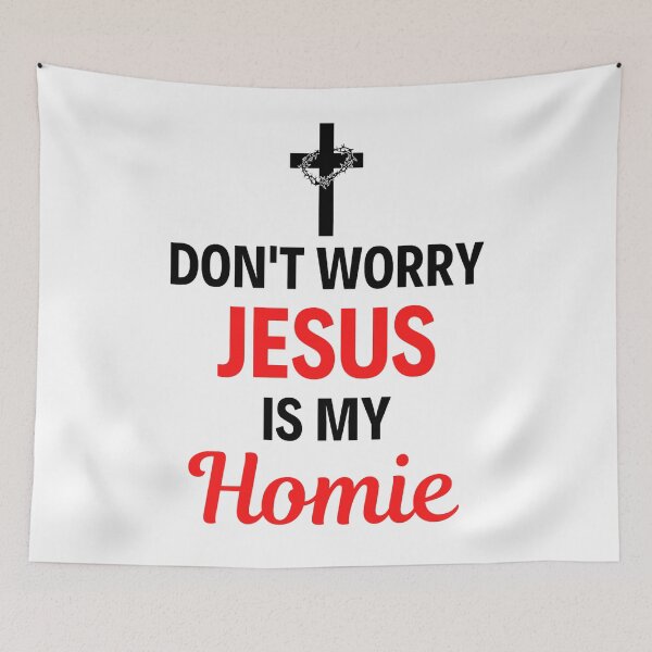 Item preview, Jesus Is My Homie Jesus Is My Homeboy Funny Jesus Sayings Lovers designed and sold by chetan786.