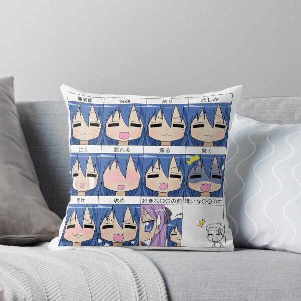 Item preview, Konata Lucky Star Expresions designed and sold by AnimeAxolotl.