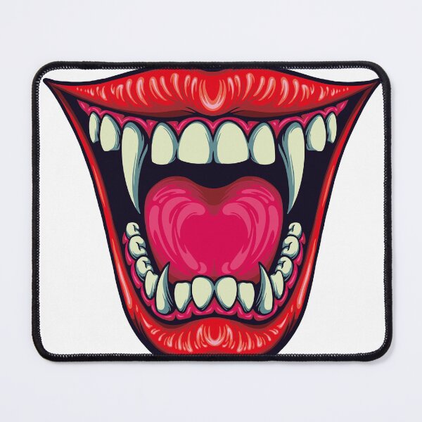 Item preview, Dracula Lips Vampire Halloween designed and sold by Artstationz.