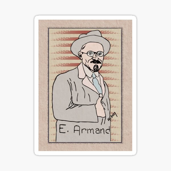 E. Armand — A Sketch by Albin Sticker