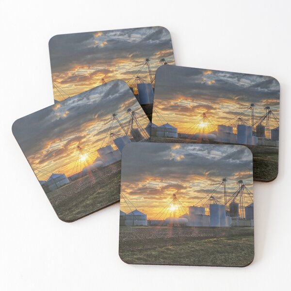 Item preview, Bins and Silos at Sunset designed and sold by Brian Kerls Photography.