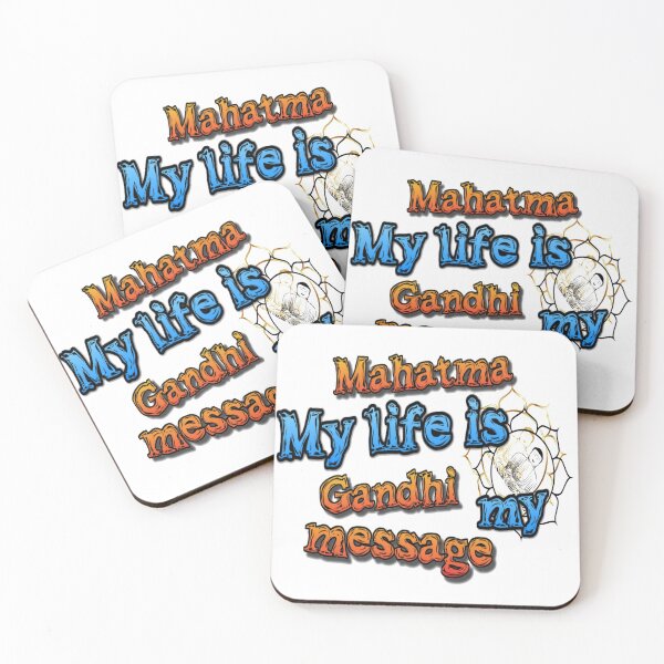 Item preview, My life is my message - Mahatma Gandhi designed and sold by atomsama.
