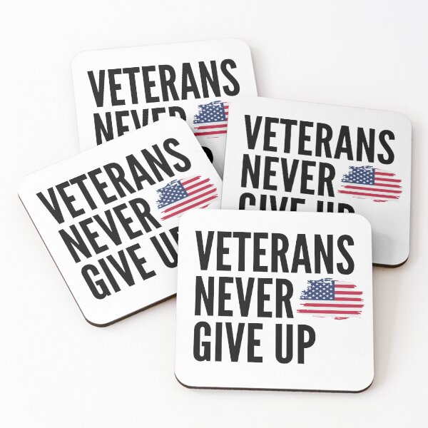 Item preview, Veterans never give up designed and sold by Tiredmenphilo.