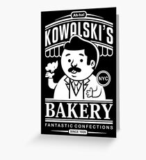 Kowalski's Bakery Greeting Card