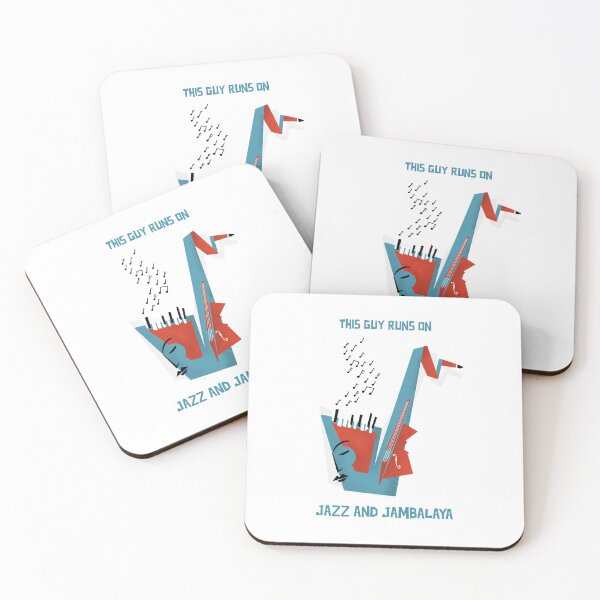 Item preview, This Guy Runs on Jazz and Jambalaya designed and sold by SweetLouiseTees.
