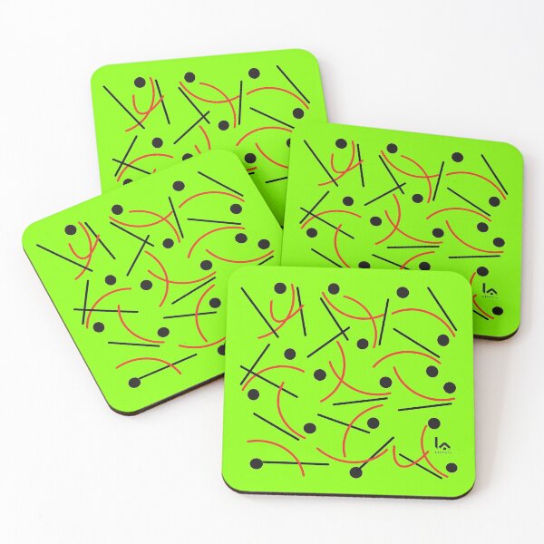 Item preview, Abstract Dance of Dots and Stripes | designed and sold by lacreatiu.