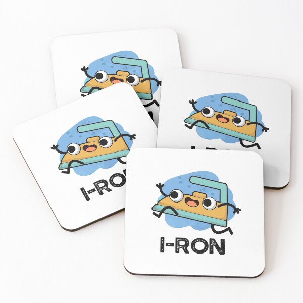 Item preview, I-ron Funny Running Iron Puns  designed and sold by punnybone.