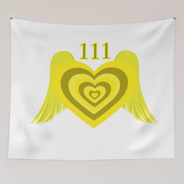 Item preview,  111 YELLOW  ANGEL NUMBER Y2K  designed and sold by DiscoVibes.