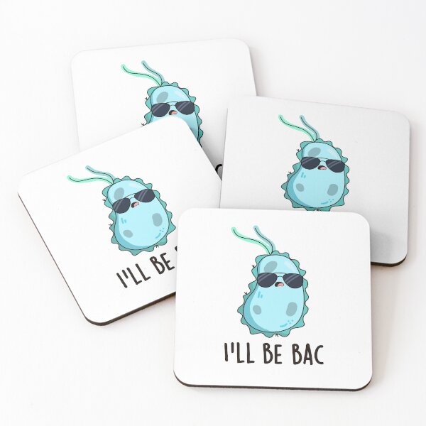 Item preview, I'll Be Bac Funny Biology Bacteria Puns  designed and sold by punnybone.