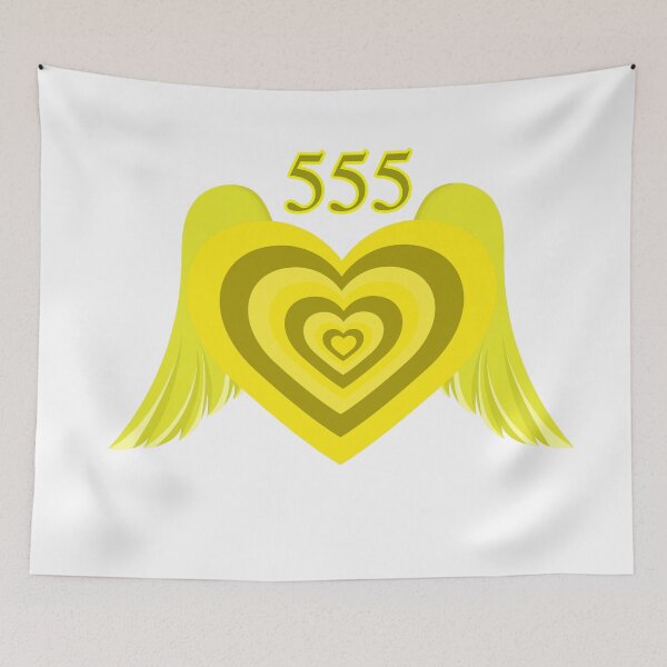 Item preview, 555 YELLOW  ANGEL NUMBER Y2K  designed and sold by DiscoVibes.