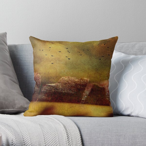 Canyon Grunge Throw Pillow