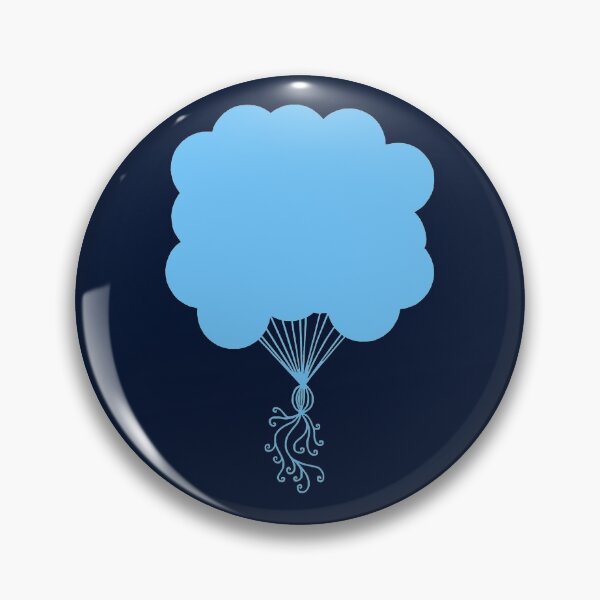 Item preview, Pastel Blue Party Balloons Silhouette designed and sold by Deborah Camp.