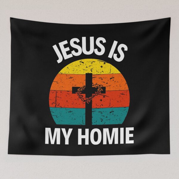 Item preview, Jesus Is My Homie Jesus Is My Homeboy Funny Jesus Sayings Lovers designed and sold by chetan786.