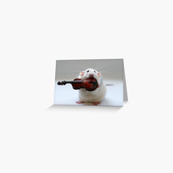 My new violin. Greeting Card