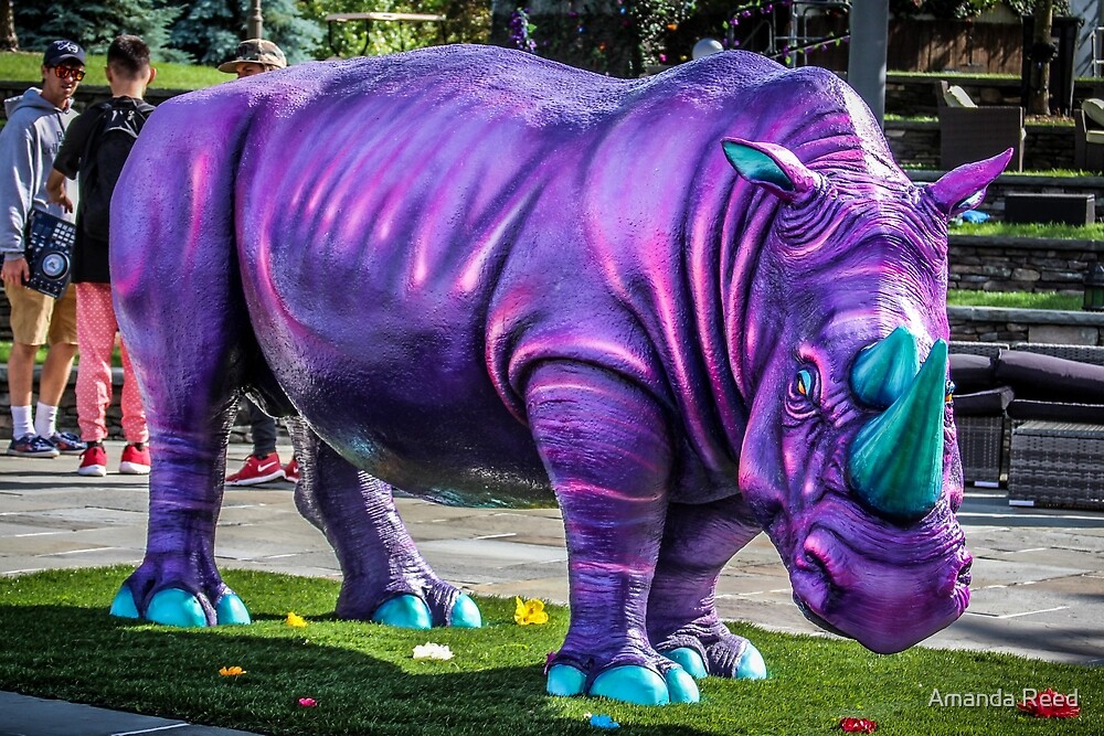 purple rhino stuffed animal