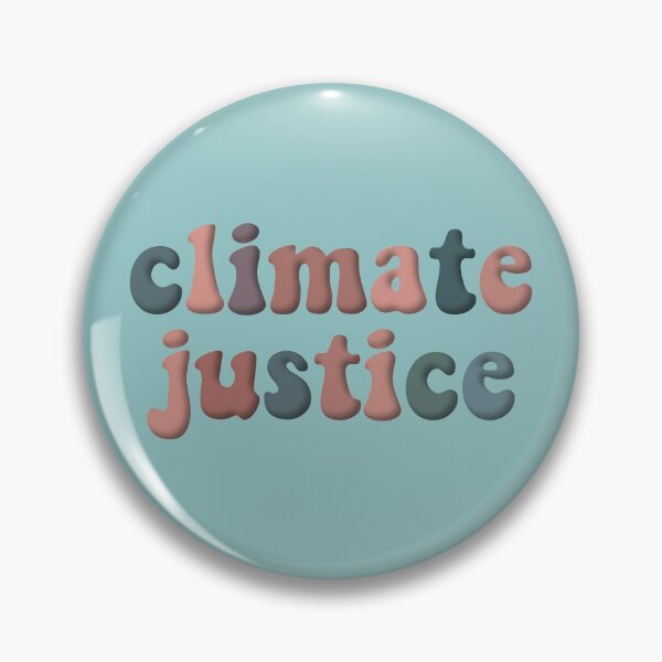 Item preview, Climate Justice Retro Peach Brown Blue Environmental Advocacy designed and sold by cashewdays.