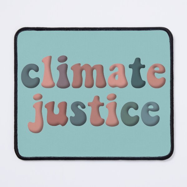 Item preview, Climate Justice Retro Peach Brown Blue Environmental Advocacy designed and sold by cashewdays.