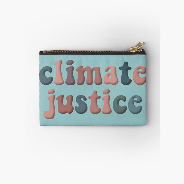 Aperçu de l'œuvre Climate Justice Retro Peach Brown Blue Défense de l'environnement créée et vendue par cashewdays.
