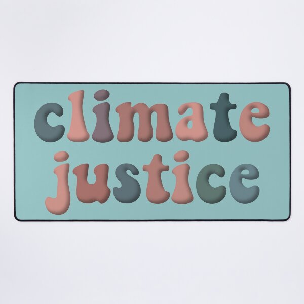 Item preview, Climate Justice Retro Peach Brown Blue Environmental Advocacy designed and sold by cashewdays.
